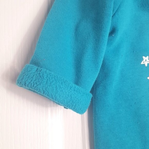 Old Navy Blue Tunic Metallic Star Sweatshirt - Picture 4 of 4